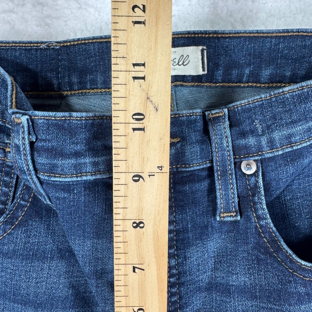 Madewell 10 High Rise Skinny Jeans Dark Wash Womens 27‎ Casual Chic Stretch - Picture 9 of 10